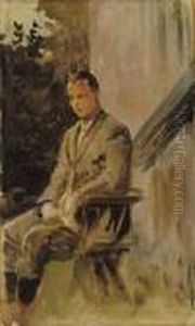 Portret Syna Artysty, Rafala /1892-1962/, Malarza I Pisarza, Ok. 1914