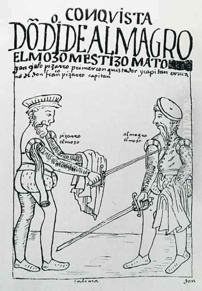 Gonzalo de Pizarro c.1502-48 Kills Diego de Almagro 1475-1538 - view 1