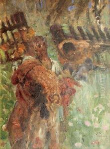 Powrot Do Domu (igraszki Faunow W Zascianku) by Jacek Malczewski