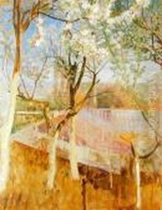Pejzaz Wiosenny, Ok. 1905 R. by Jacek Malczewski