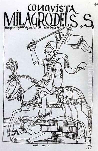 The Miraculous Intervention of St. James the Apostle in the Conquest of America - view 1