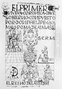 Frontispiece by Felipe Huaman Poma de Ayala