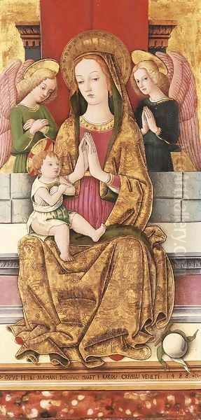 The Madonna and Child with two Angels - view 1