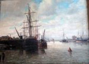 Le Port De Rouen by Charles Malfroy
