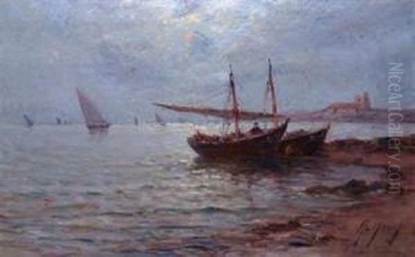 Fishing Boats Off The Quay - view 1