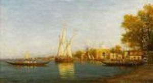 Bateaux Sur Le Bosphore by Charles Malfroy