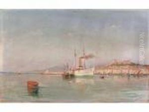 :le Port De Cannes by Charles Malfroy