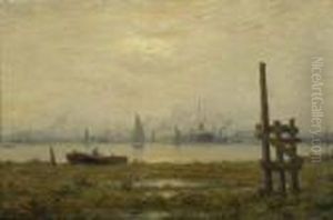 Port De Martigues (?). 1909. by Charles Malfroy