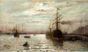 Port Mediterraneen, 1991 by Charles Malfroy