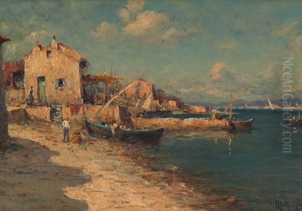 A Port In France - view 1