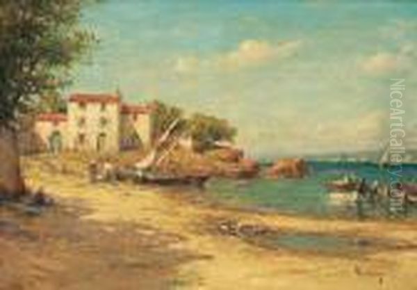 A Port In France - view 1