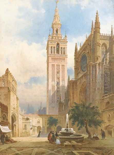 The cathedral and Giralda Tower, Sevilla - view 1
