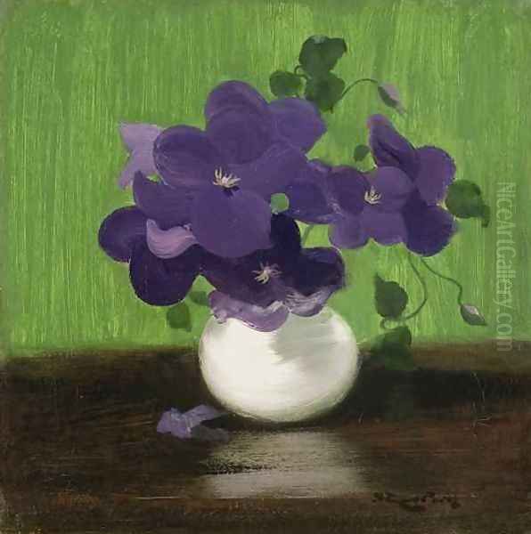 Violets, c.1900 - view 1