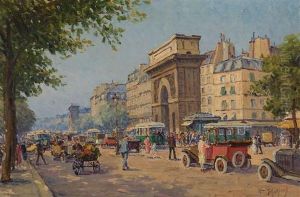 Port Saint-denis by Henri Malfroy