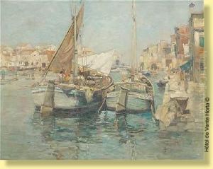Port En Italie by Henri Malfroy
