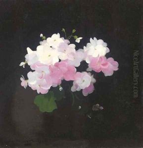 Pink and white camellias