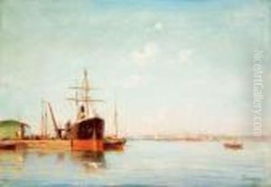 Bord De Mer En Mediterranee, Antibes, Circa 1890