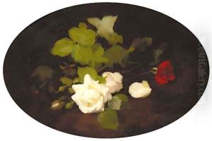 Roses on a ledge