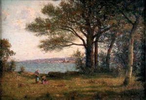 Paysage De Bord De Mer. by Henri Malfroy