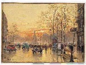 Scene Animee Rue Royale A Paris Scene Animee Rue Royale A Paris
