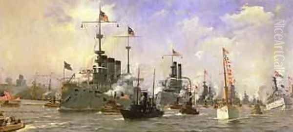 Naval Parade, held in honor of commander George Dewey 1837-1917 1898 - view 1