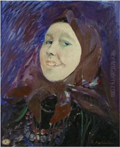 Smiling Baba by Philippe Andreevitch Maliavine