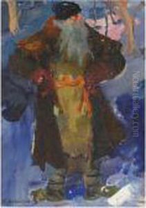 Russian Peasant by Philippe Andreevitch Maliavine