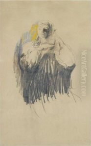 Trying On The Necklace by Philippe Andreevitch Maliavine