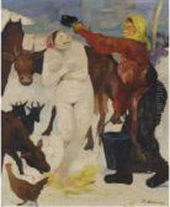 The Winter Shower by Philippe Andreevitch Maliavine