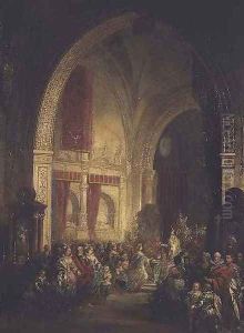 Interior of Toledo Cathedral by Jenaro Perez Villaamil