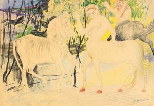 The Flirtatious Centaur by Philippe Andreevitch Maliavine