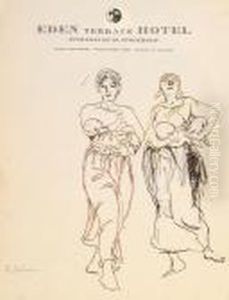 Three Sketches On The Theme Of Motherhood by Philippe Andreevitch Maliavine