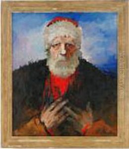 Portrait Of A White-bearded Man In Fur-trimmed Cap
