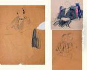 Ensemble De Trois Dessins