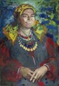Woman Laughing.