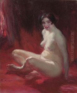 Female Nude by Philippe Andreevitch Maliavine