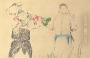 Deux Femmes by Philippe Andreevitch Maliavine