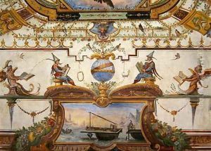 Ceiling panel from the Stanzino delle Matematiche 3