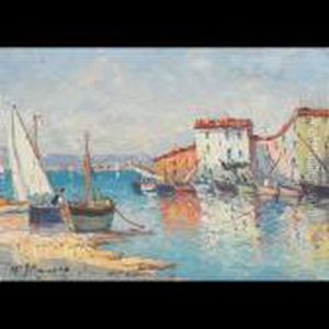 Mediterranean Harbour Scene