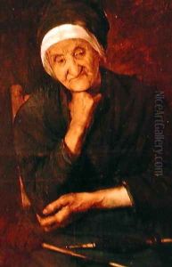 Old woman from Aulus Ariege
