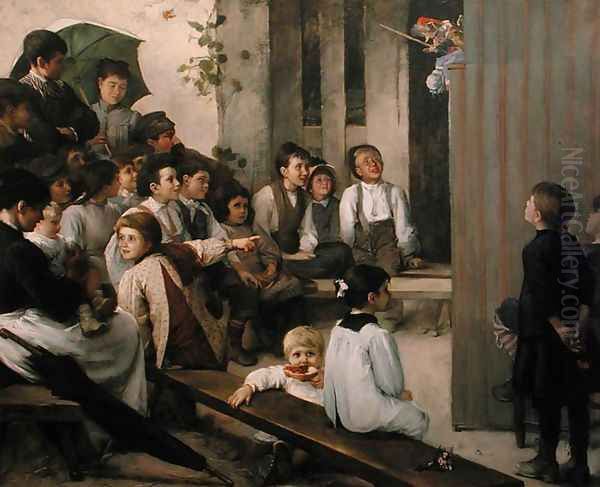 Guignol in the village - view 1