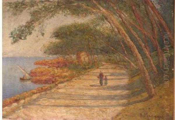 Vue Du Bord De Mer En Provence - view 1