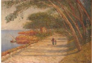Vue Du Bord De Mer En Provence by Vincent Manago