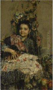 Una Ragazza by Antonio Mancini