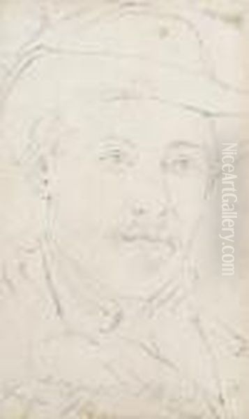 Head Study Of A Man - view 1