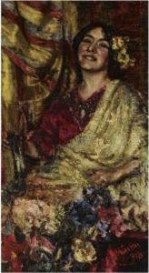 A Roman Beauty by Antonio Mancini