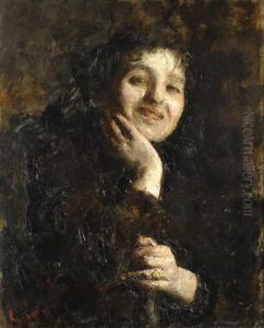 Figura Femminile by Antonio Mancini