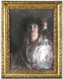 Ritratto Di Fanciulla by Antonio Mancini