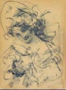 Ritratto Femminile by Antonio Mancini