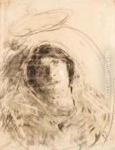 Volto Femminile by Antonio Mancini
